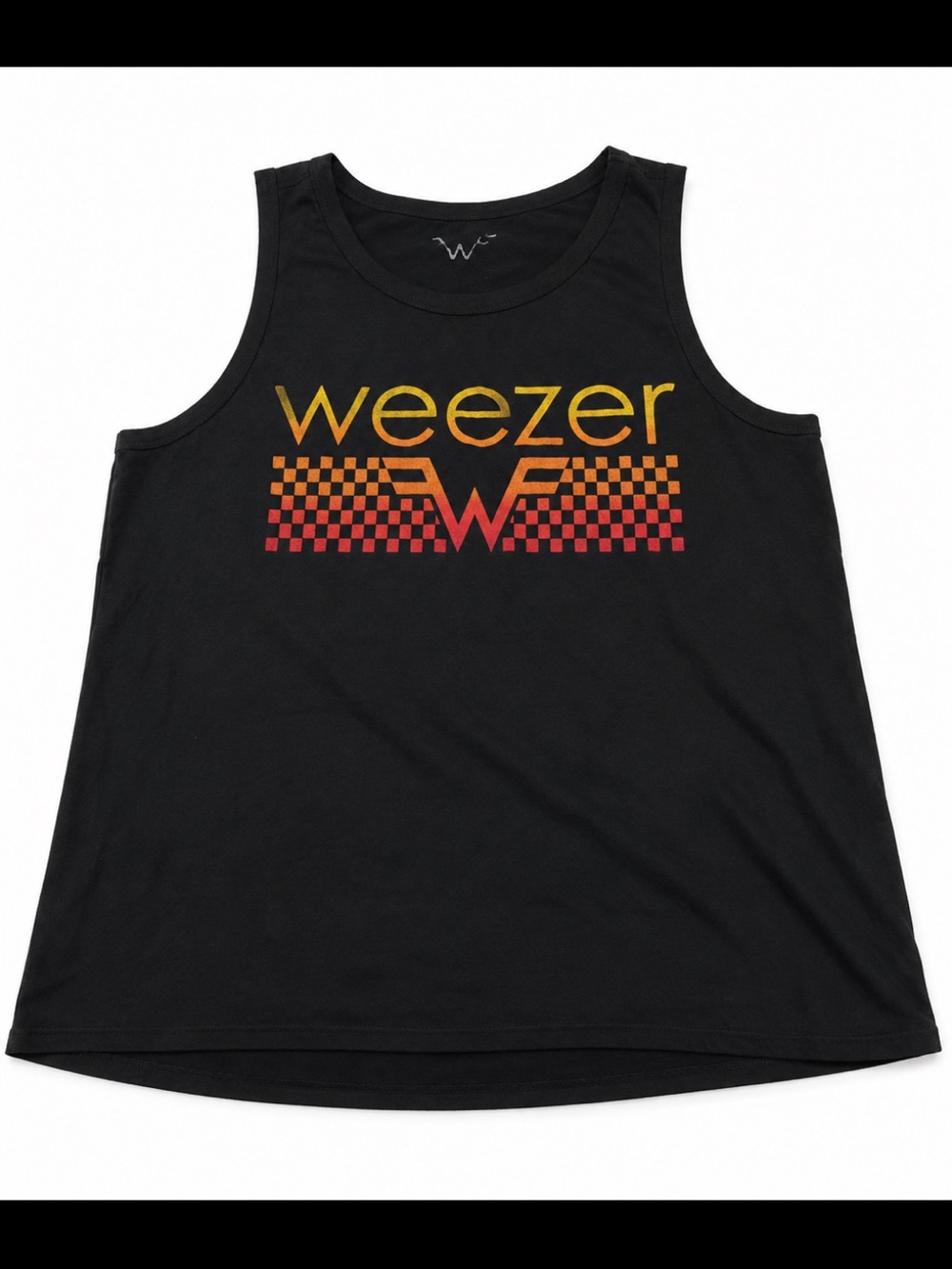 Weezer Graphic Band Tank Top Black Sleeveless Women’s Large Concert Rock Shirt